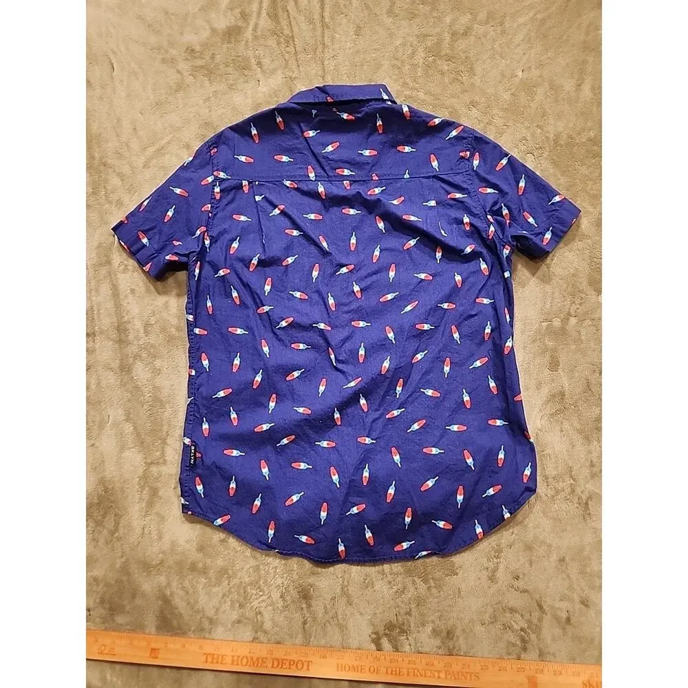 Brooklyn Cloth Men's Large Button Short Sleeve Shirt